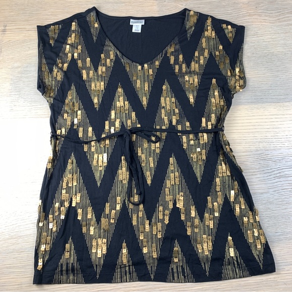 MOTHERHOOD - Gold Accent top (M) - Picture 1 of 3